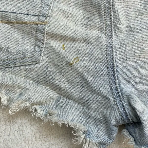 American Eagle Outfitters Light Blue Jean Shorts - Image 5