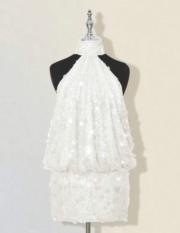 SHEIN Glitter Sequin Dress  - Image 5
