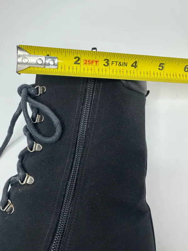 Stuart Weitzman Black Gore-Tex Side Zip Boots Womens Size 7B - Image 9
