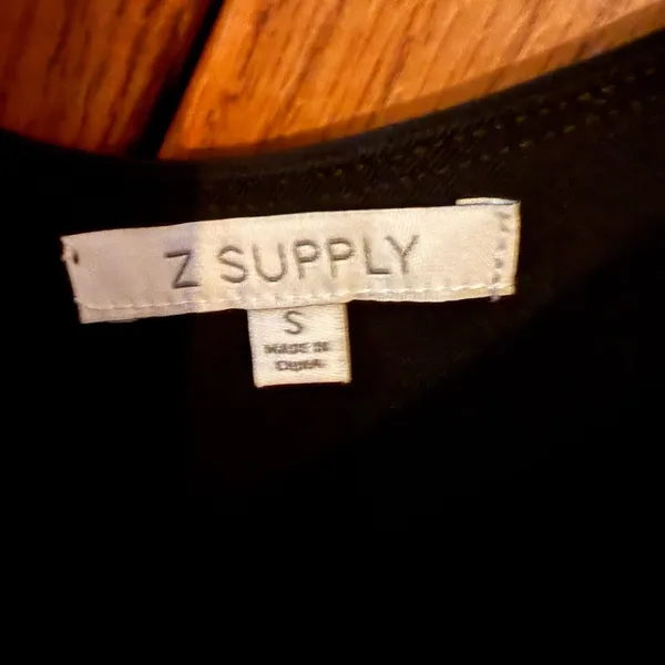 Z Supply Black Mini Dress - Image 4