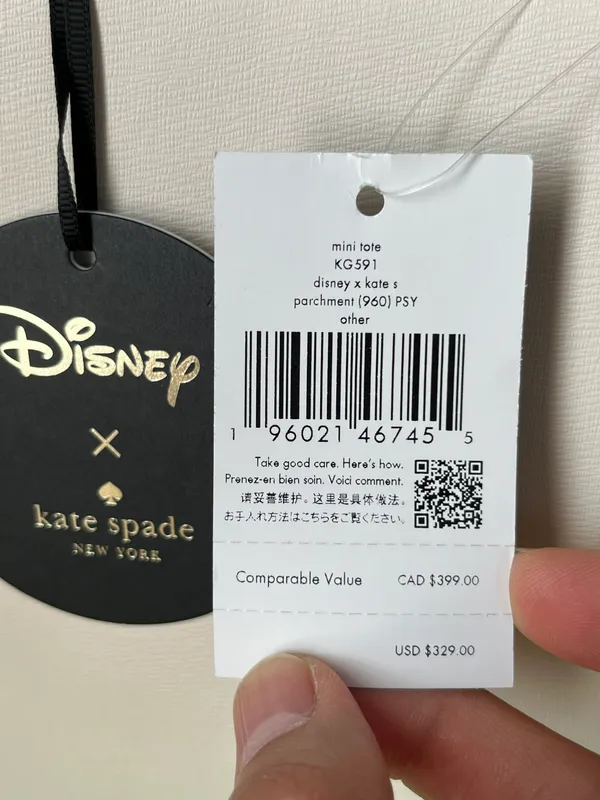 Kate Spade X Disney Mini Tote - Image 3