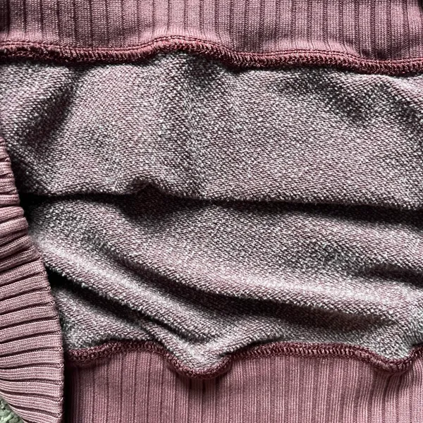 Aerie Burgondy Crew Neck Sweatshirt - Image 3
