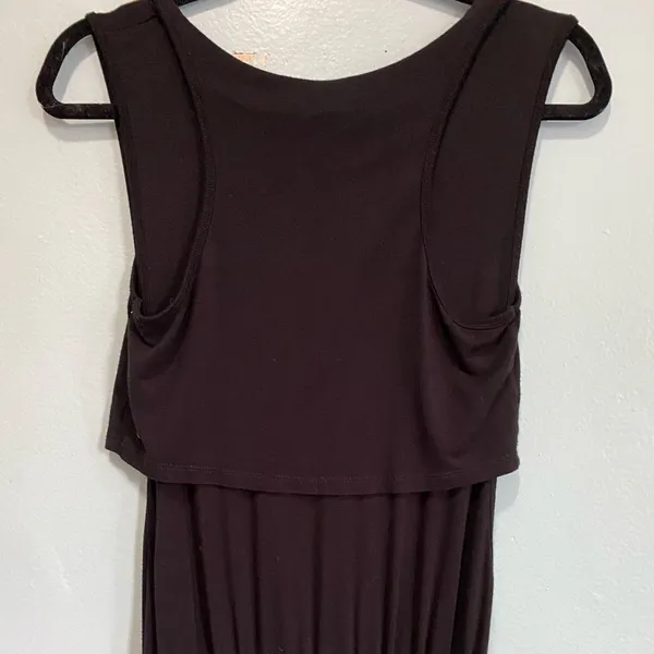 Tiered Maxi Dress‎ Black - Image 6