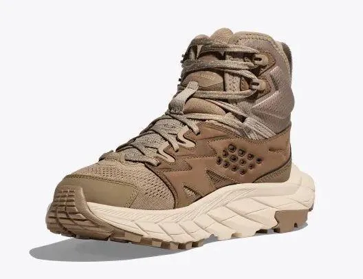 Hoka Women’s Anacapa Breeze Mid Dune / Oxford Tan casual classic outdoor hiking - Image 2