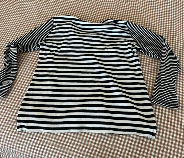 CHAPS Vintage  Striped Long Sleeve - Image 4