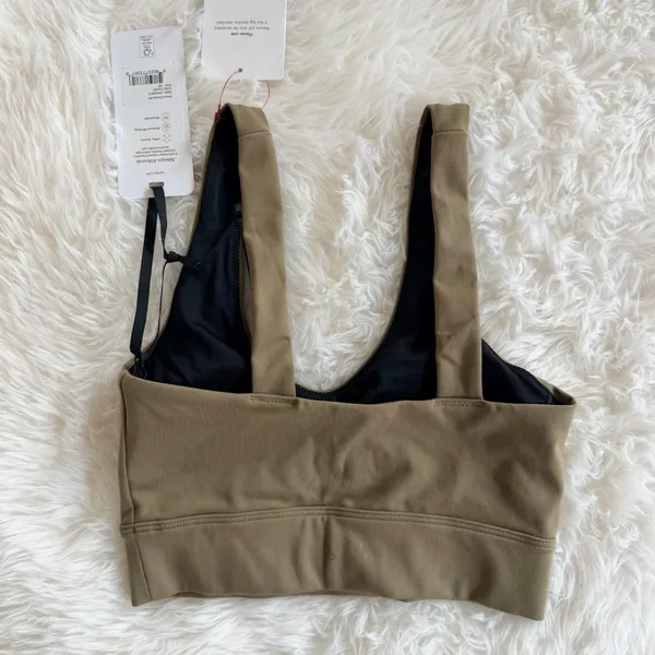 Varley Always Edwards Sports Bra Dusky Green XS - Image 4