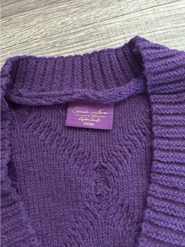 Speak Now Taylor Swift Cardigan (Taylor’s Version) Limited Edition Purple - Image 5