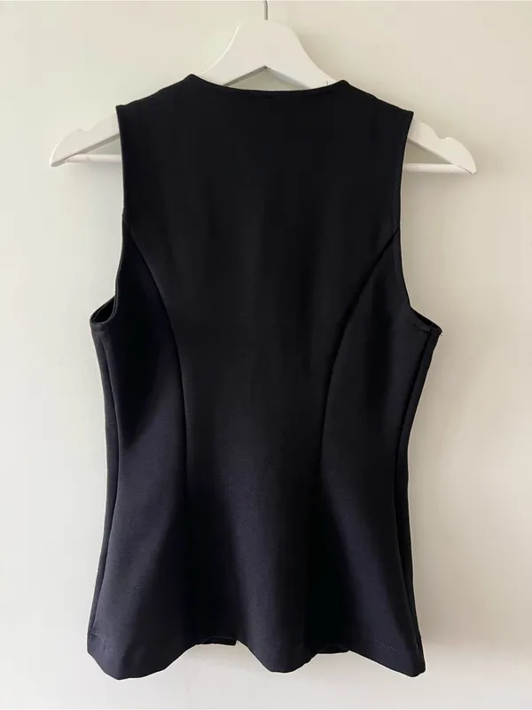 Maeve Button-Front Knit Vest Size XS - Image 4