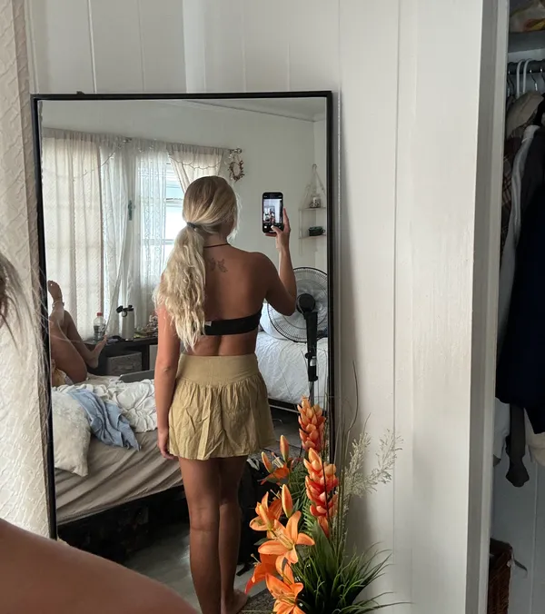 Skort With Sequins Detail  - Image 2