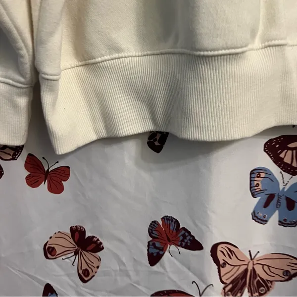 Wild Fable Montauk sailing club cream crewneck sweatshirt - Image 3
