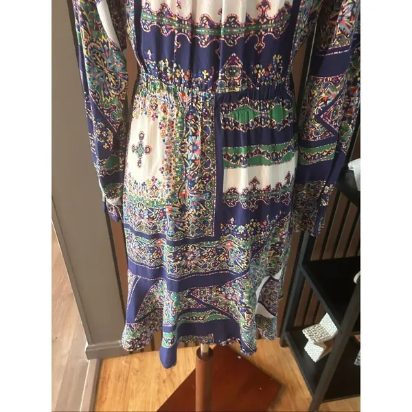 Anthropologie Maeve Monaco Dress Size S Multicolor Boho country girl - Image 6