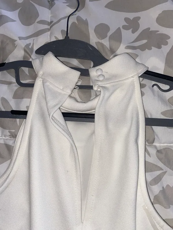 Mi Ami White / Snake Print Romper Size M - Image 5