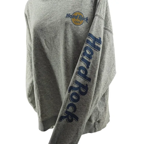 Hard Rock Cafe Back Panel Pullover Sweat Shirt Medium - Image 2