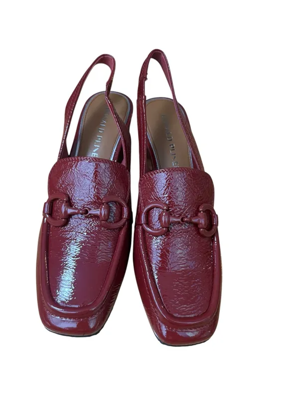 Donald Pliner Loafer Slingback Pump in cranberry 8 NWT - Image 2