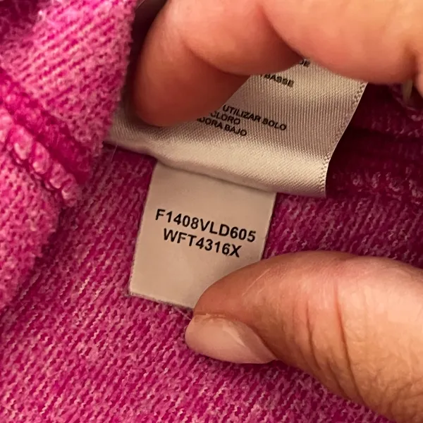 New Balance NB Dry Womens Small Pink Heather Quarter Zip Pullover WFT4316X - Image 5
