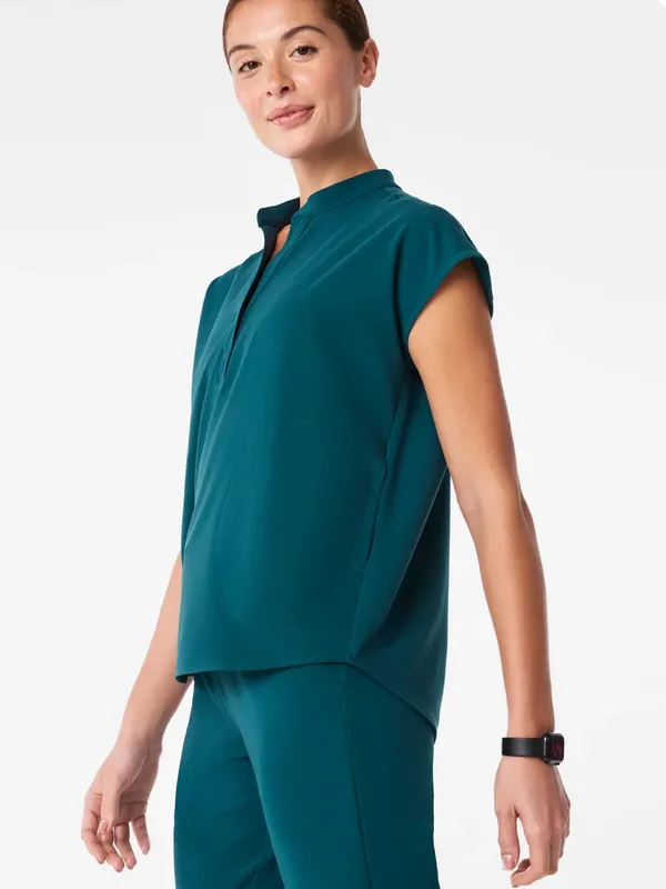 Rafaela Oversized Scrub Тоp Green Sz Large - Image 7