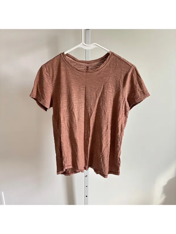 Anthropologie Pilcro EUC Women's 100% Cotton Brown Short Sleeve Tee Size XS - Image 2