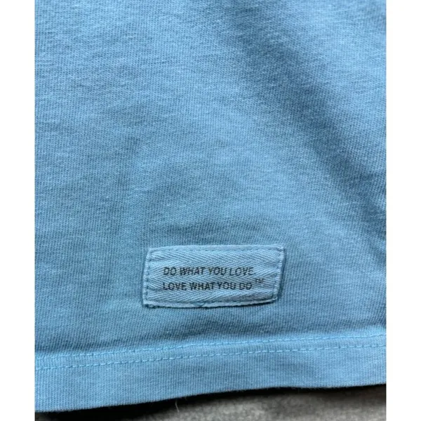 Life Is‎ Good Womens M Blue T-Shirt "I Like It Here" Graphic Adirondack Chair - Image 3