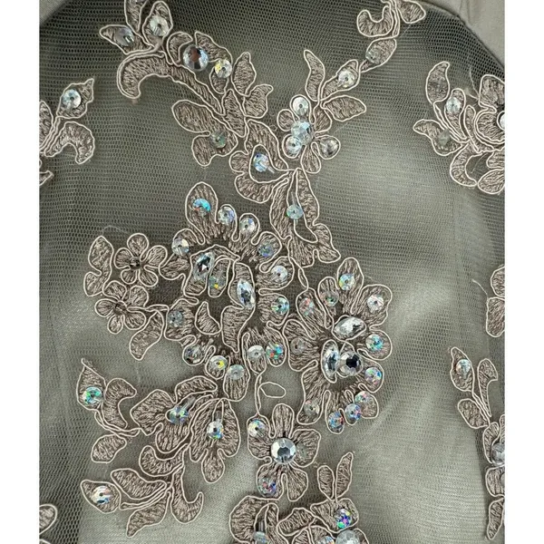 NWT Dancing Queen Sleeveless Sequin‎ Embellished Formal Long Dress Gown Size XS - Image 10