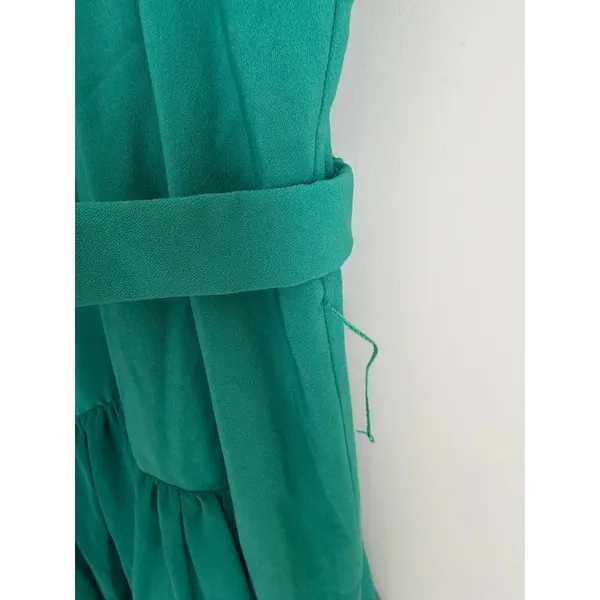 NWT Hutch Belted Maxi Dress Women Size 16W 2026 Style Green Belted Pleated - Image 13