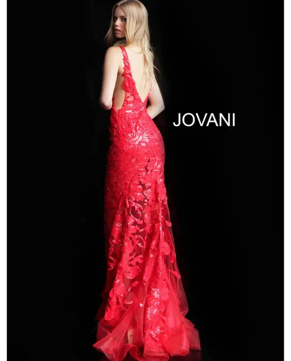 Jovani Prom Dress Red - Image 2