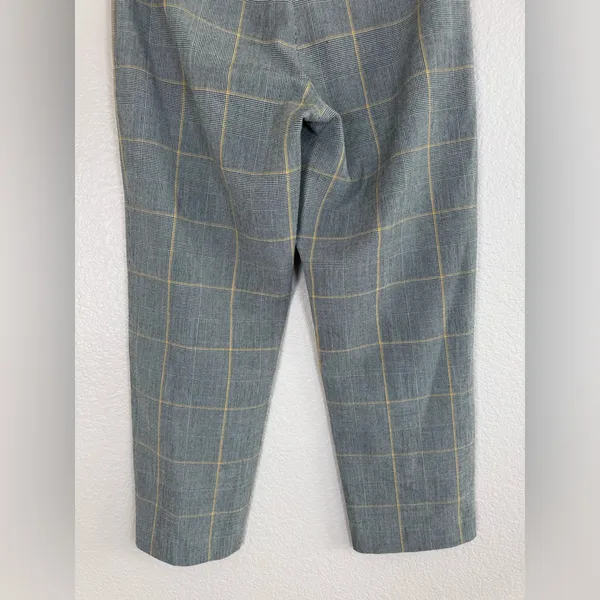 Aritzia Wilfred Jallade Gray Plaid Trousers Pants size 4 $158 - Image 10
