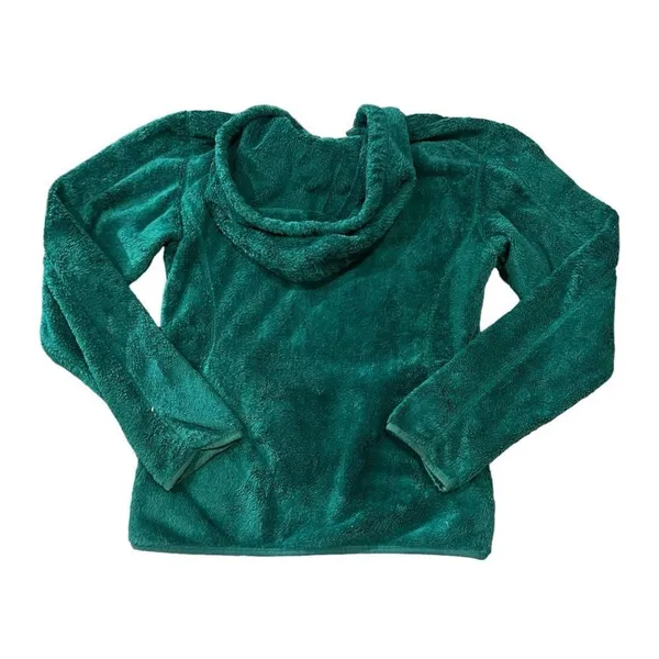 Nike ACG Hoodie Womens XS‎ Green Sherpa Fleece 1/4 Zip Pullover Outdoor - Image 4
