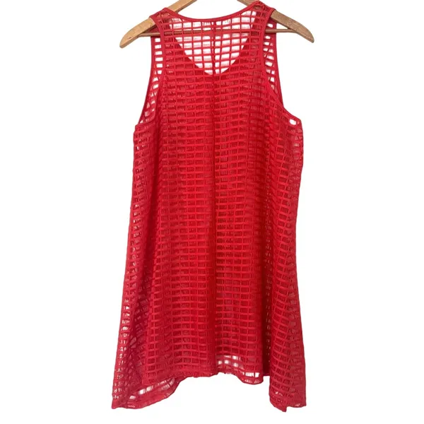 India Boutique Crochet Knit Swim Cover Up Dress Beach Boho Mesh Fishermancore OS - Image 2