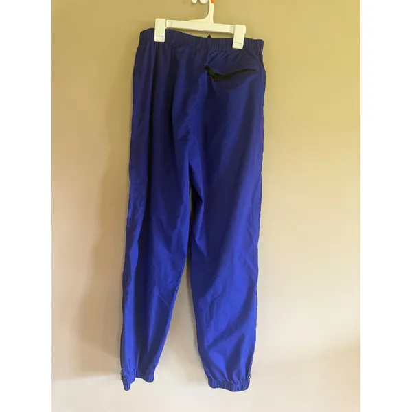 The North Face Womens Purple Windbreaker Track Pants Joggers Sm Cobalt‎ Zip Cuff - Image 2