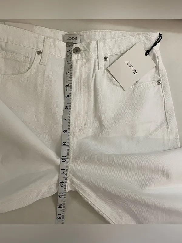Joe's Jeans NWT The Ryan Low Slung Baggy White Wide-Leg Jeans Size 25 - Image 8