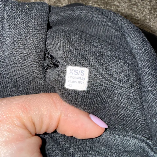 Lululemon Scuba Oversized Half-Zip Pullover Women XS/S Black Good Cropped Funnel - Image 2