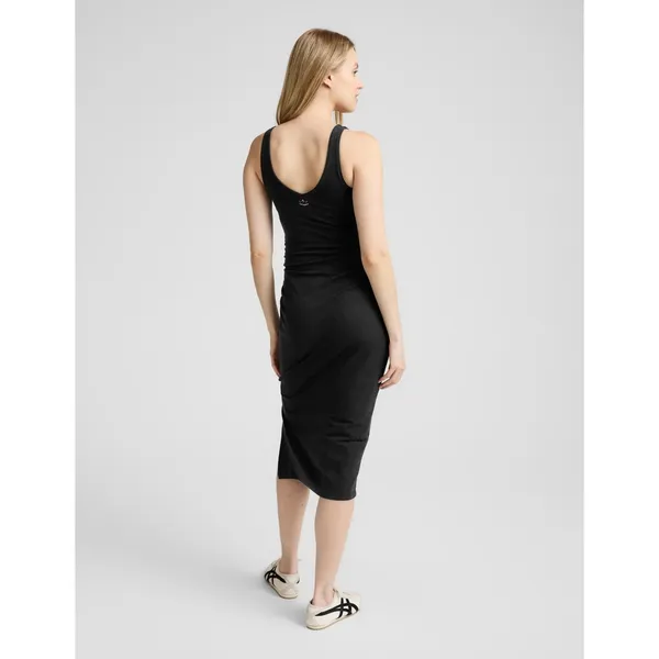 Beyond Yoga Spacedye Inspire Maternity Midi Dress in Gray Size Large - Image 3