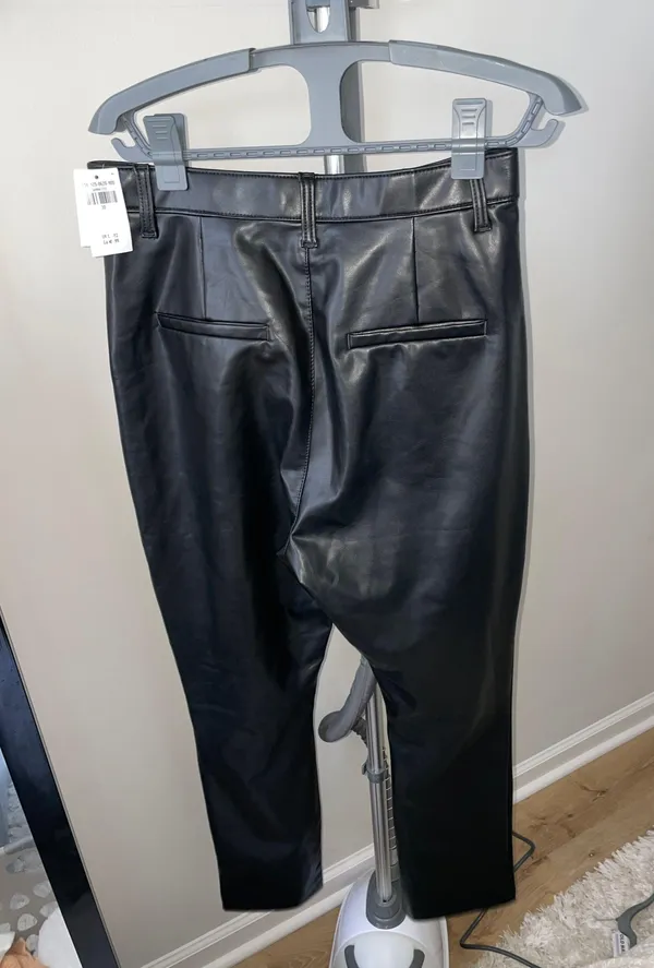 Abercrombie Curve Love Vegan Leather Pants - Image 2