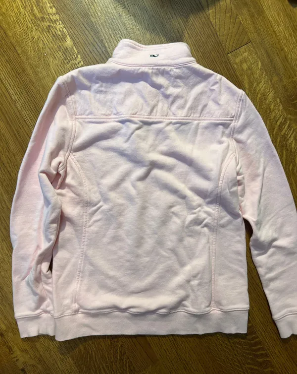 Vineyard Vines Notre Dame Pink Quarter Zip - Image 2