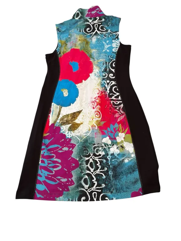 Dolcezza size medium new dress short art wearable artsy unique colorful - Image 11