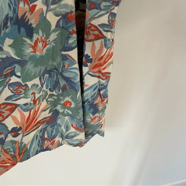 Faherty Paradise Blossom Floral Bay Twist Resort Tropical Beach Maxi Dress - Image 7