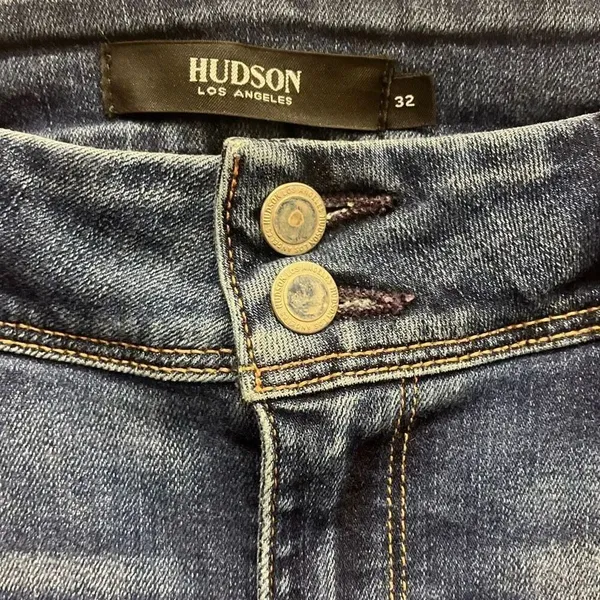 Hudson Beth Baby Bootcut Medium Wash Midrise Jeans Size 32 #428 - Image 4