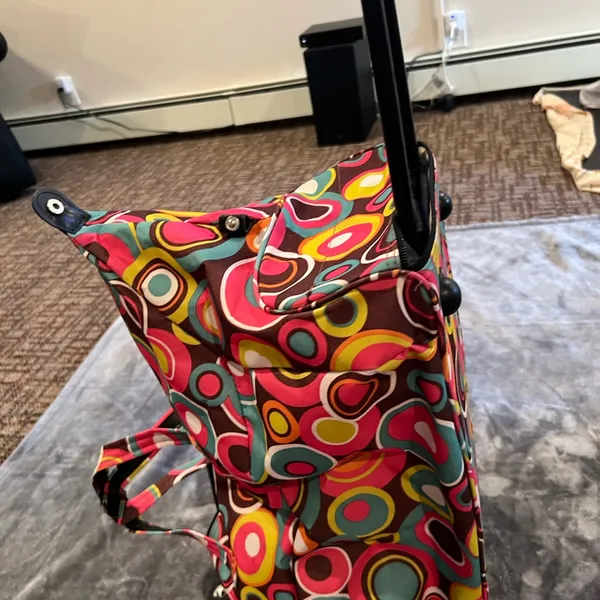 Colorful Patterned Women's Bag Red - Image 3