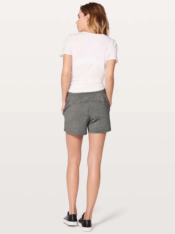 lululemon athletica Heather Gray Drawstring Skort with Pockets - Image 3