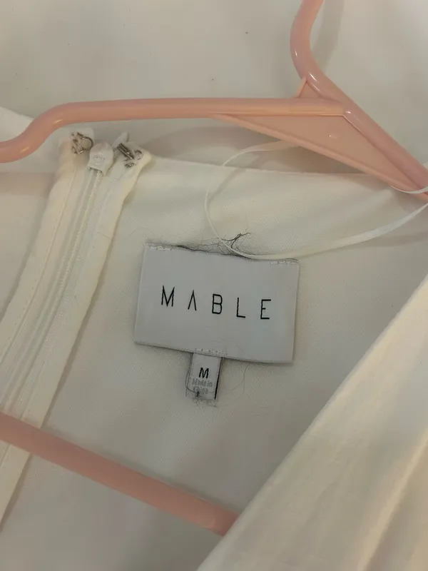Mabel White Romper - Image 2