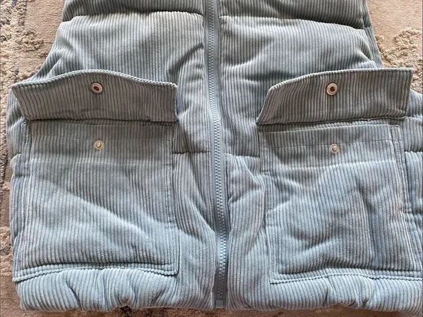 Blue Corduroy Love Tree Vest - Image 4