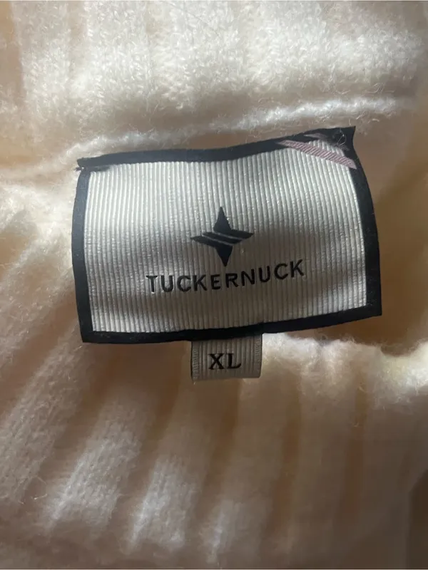 NWOT Tuckernuck Maxine Mock Neck Sweater Dress – Ivory – XL - Image 9