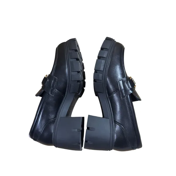 Dream Paris Womens Chunky Platform Loafers Size 6 Black Horsebit Lug Sole Goth - Image 6