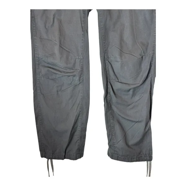 Mammut Pants Women 10 Gray Cotton Straight Leg Adjustable Hem‎ Outdoor Gorpcore - Image 5