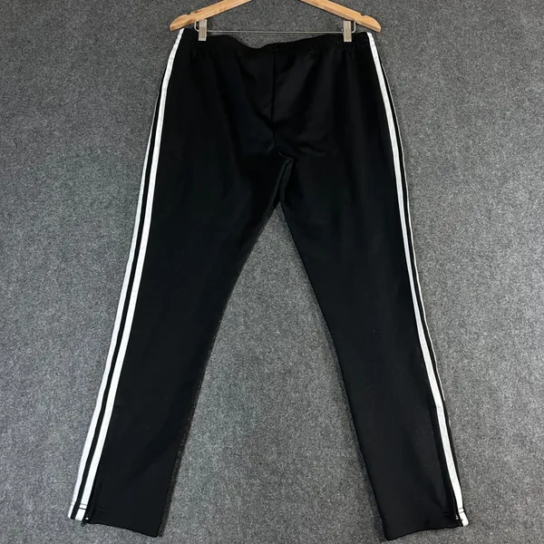 Adidas Originals Women Black 3-Stripe Track Pants Trefoil Logo Size L BK0017 - Image 2