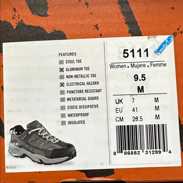 WORX Red Wing‎ Womens 5111 Aluminum Toe Work Shoes Grey Green Size 9.5 M - Image 5