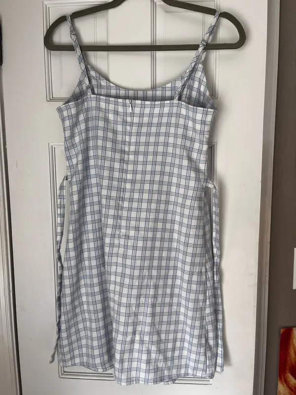 John Galt Brandy Melville Colleen Plaid Mini Dress - Image 3