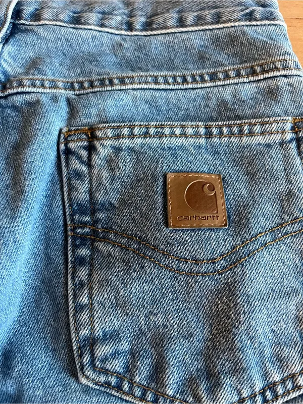 Vintage Carhartt Relaxed Fit Tapered Leg Jean - Image 5