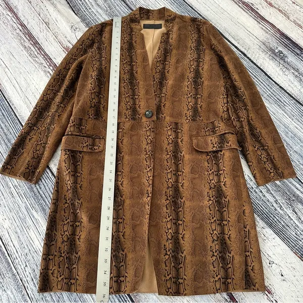 BLANK NYC Copperhead Faux Leather Trench Coat - Image 9