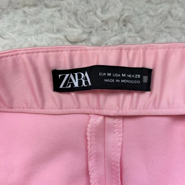 Zara Pink High Rise Pants Size Medium - Image 6